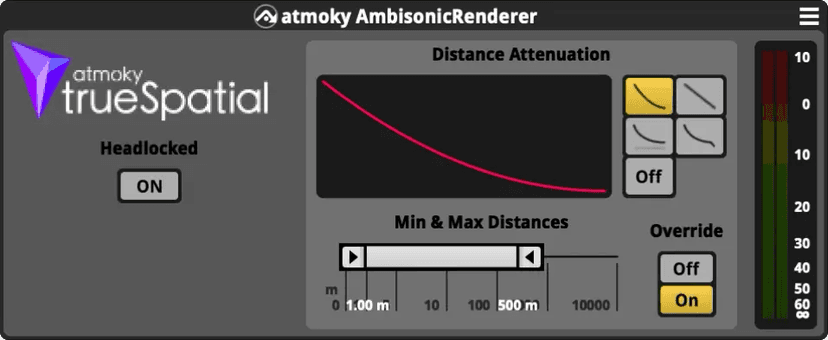 Screenshot of the AmbisonicRenderer plugin
