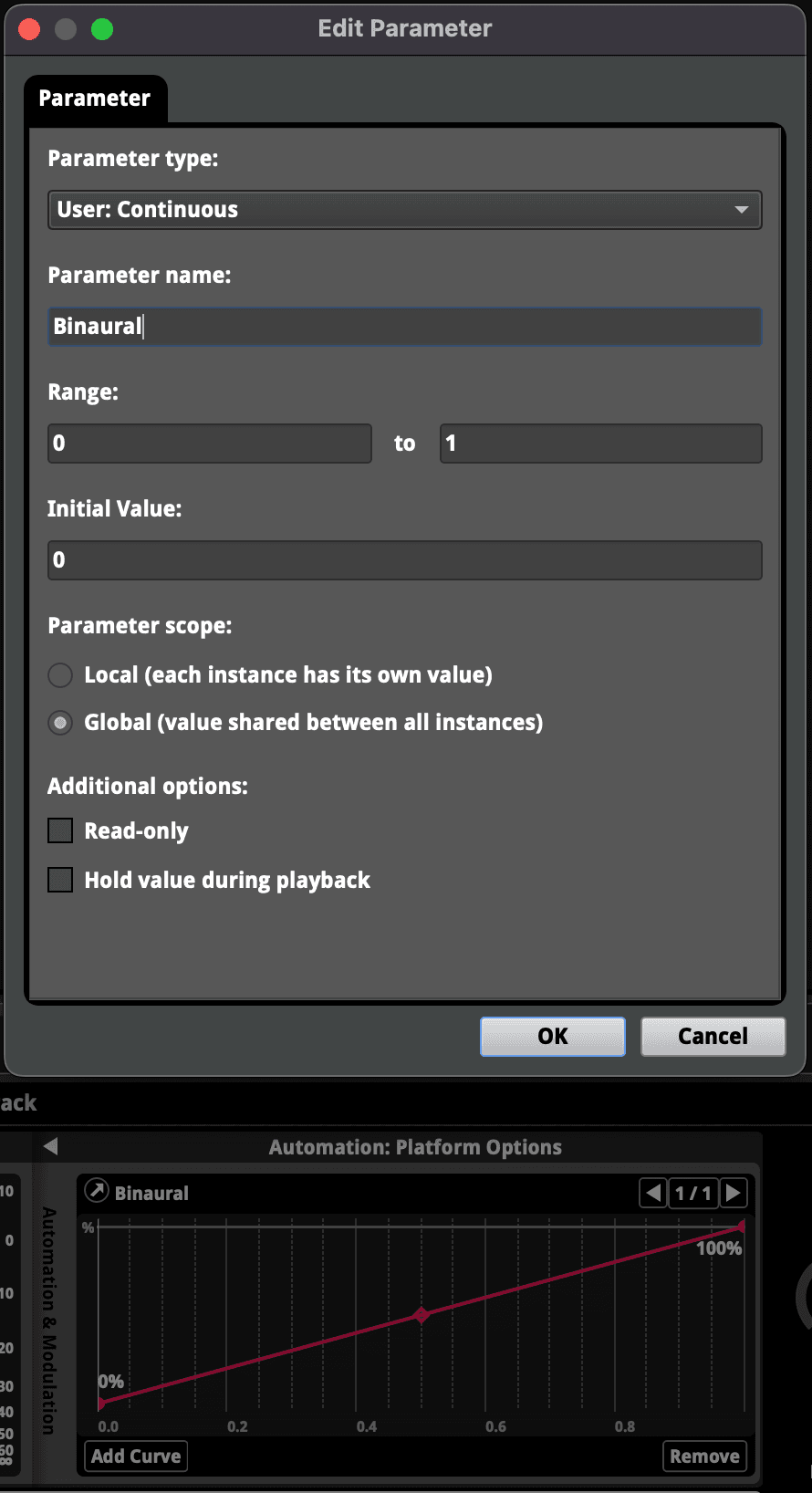 binaural parameter
