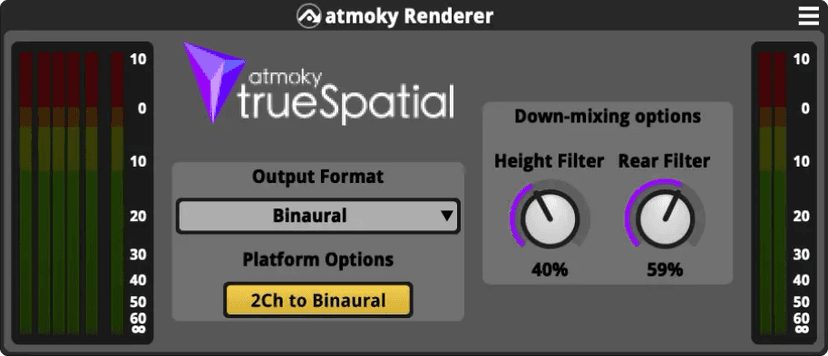Screenshot of the Renderer plugin