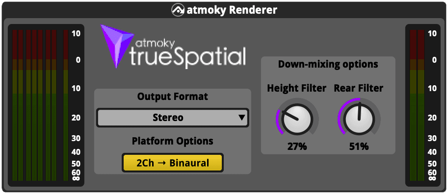 Screenshot of the Renderer plug-in