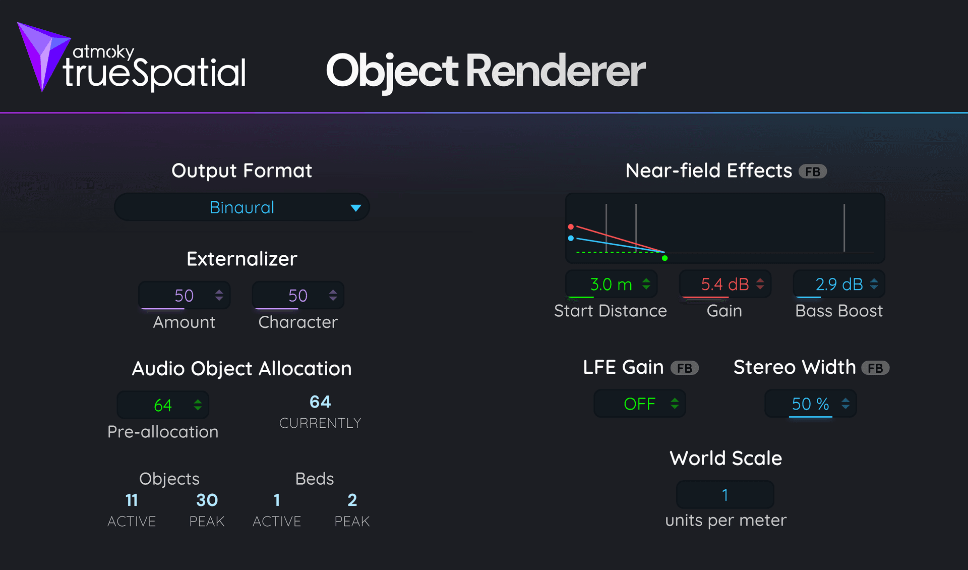 Screenshot of the atmoky Object Renderer plugin